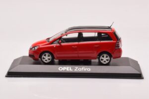 Opel Zafira B OPC Raudonas Minichamps 1:43