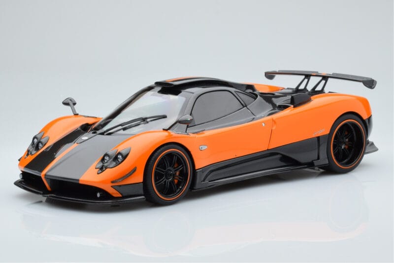 Pagani Zonda Cinque Oranžinis St Tropez Almost Real 1:18