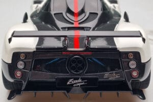 Pagani Zonda Cinque Baltas Benny Almost Real 1:18 850601001 Metalas - nuotrauka 11 iš 12