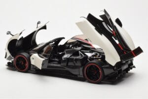 Pagani Zonda Cinque Roadster Baltas Benny Almost Real 1:18 850611001 Metalas - nuotrauka 5 iš 8