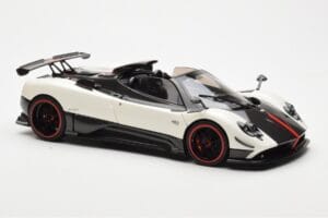 Pagani Zonda Cinque Roadster Baltas Benny Almost Real 1:18 850611001 Metalas - nuotrauka 6 iš 8