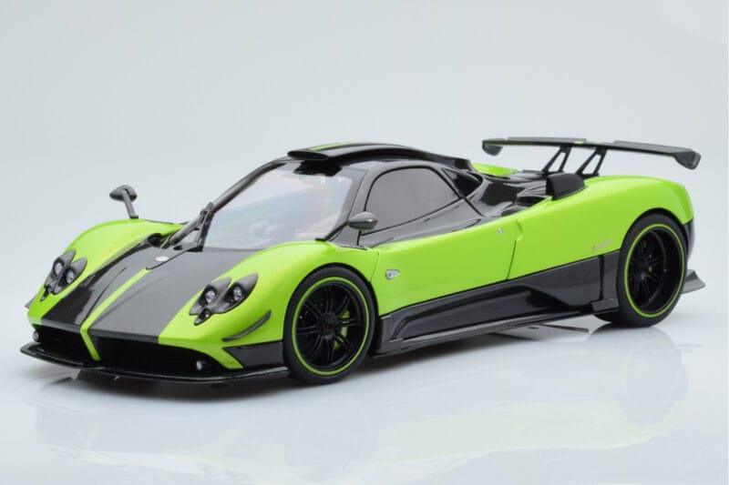 Pagani Zonda Cinque Žalias Firenze Almost Real 1:18