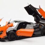 Pagani Zonda F Oranžinis St Tropez Almost Real 1:18 - image 2 of 8