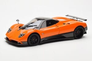 Pagani Zonda F Oranžinis St Tropez Almost Real 1:18