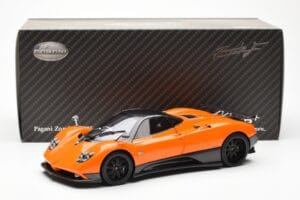 Pagani Zonda F Oranžinis St Tropez Almost Real 1:18 850409001 Metalas - nuotrauka 8 iš 8