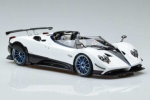Pagani Zonda HP Barchetta Carbon Fiber Baltas LCD 1:18 LCD18009-WH Metalas - nuotrauka 6 iš 9
