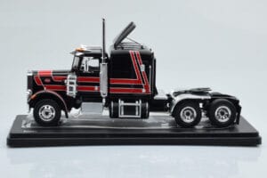 Peterbilt 359 Juodas Raudonas IXO 1:43 TR158 Metalas - nuotrauka 2 iš 4
