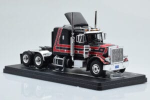 Peterbilt 359 Juodas Raudonas IXO 1:43 TR158 Metalas - nuotrauka 3 iš 4