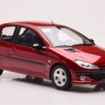 Peugeot 206 S16 Raudonas Otto 1:18 - image 4 of 6