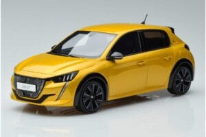Peugeot 208 GT Line Geltonas Otto 1:18 OT930 Derva