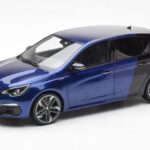 Peugeot 308 GTI Magnetic Mėlynas Juodas Otto 1:18