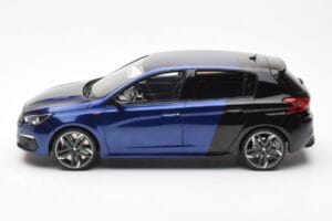 Peugeot 308 GTI Magnetic Mėlynas Juodas Otto 1:18 OT922 Derva - nuotrauka 3 iš 6