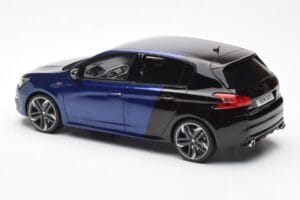 Peugeot 308 GTI Magnetic Mėlynas Juodas Otto 1:18 OT922 Derva - nuotrauka 5 iš 6