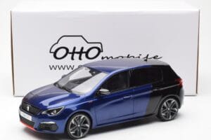 Peugeot 308 GTI Magnetic Mėlynas Juodas Otto 1:18 OT922 Derva - nuotrauka 6 iš 6