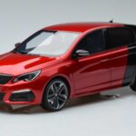 Peugeot 308 T9 GTI Raudonas Otto 1:18 OT368 Derva
