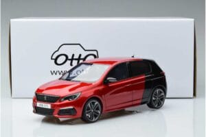 Peugeot 308 T9 GTI Raudonas Otto 1:18 OT368 Derva - nuotrauka 6 iš 6