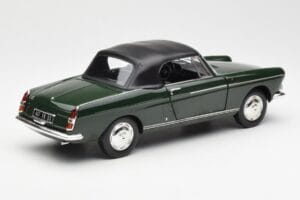 Peugeot 404 Kabrioletas Antique Green Riboto Leidimo Norev 1:18 184829 Metalas - nuotrauka 3 iš 8