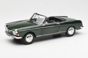 Peugeot 404 Kabrioletas Antique Green Riboto Leidimo Norev 1:18