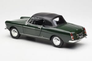 Peugeot 404 Kabrioletas Antique Green Riboto Leidimo Norev 1:18 184829 Metalas - nuotrauka 7 iš 8