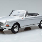 Peugeot 404 Kabrioletas Sidabrinis Norev 1:18