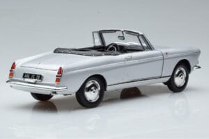Peugeot 404 Kabrioletas Sidabrinis Norev 1:18 184835 Metalas - nuotrauka 3 iš 8