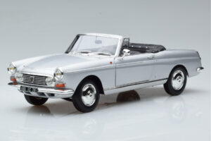 Peugeot 404 Kabrioletas Sidabrinis Norev 1:18