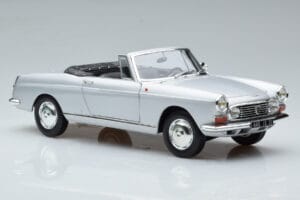 Peugeot 404 Kabrioletas Sidabrinis Norev 1:18 184835 Metalas - nuotrauka 6 iš 8
