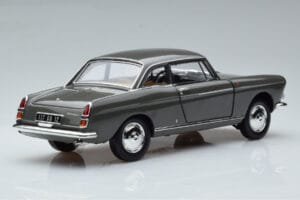 Peugeot 404 Coupe Graphite Pilkas Norev 1:18 184834 Metalas - nuotrauka 3 iš 7