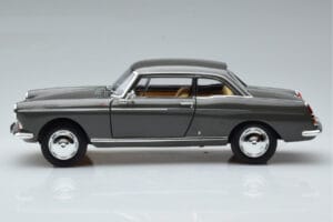 Peugeot 404 Coupe Graphite Pilkas Norev 1:18 184834 Metalas - nuotrauka 4 iš 7