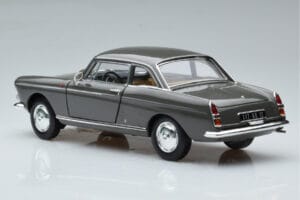 Peugeot 404 Coupe Graphite Pilkas Norev 1:18 184834 Metalas - nuotrauka 6 iš 7