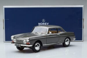 Peugeot 404 Coupe Graphite Pilkas Norev 1:18 184834 Metalas - nuotrauka 7 iš 7