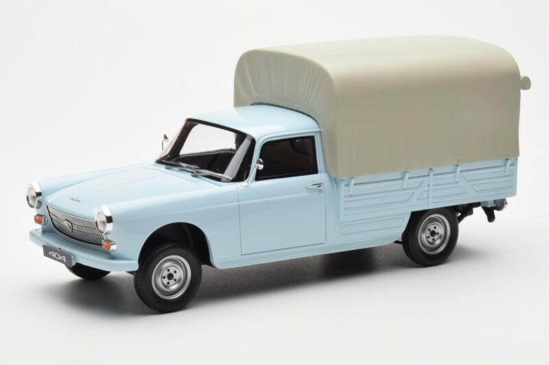 Peugeot 404 Pickup Bache Pastelinė Mėlyna Otto 1:18