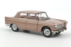 Peugeot 404 Su Kemperio Priekaba Henon Norev 1:18 184837 Metalas - nuotrauka 2 iš 7