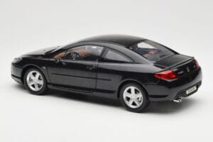 Peugeot 407 Coupe Juodas Norev 1:18 184752 Metalas - nuotrauka 7 iš 8