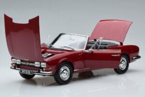 Peugeot 504 Kabrioletas Raudonas Norev 1:18 184818 Metalas - nuotrauka 2 iš 8