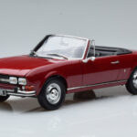 Peugeot 504 Kabrioletas Raudonas Norev 1:18