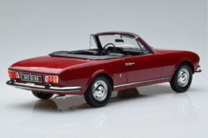 Peugeot 504 Kabrioletas Raudonas Norev 1:18 184818 Metalas - nuotrauka 3 iš 8