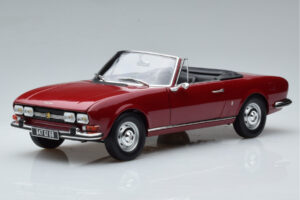 Peugeot 504 Kabrioletas Raudonas Norev 1:18