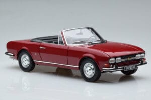 Peugeot 504 Kabrioletas Raudonas Norev 1:18 184818 Metalas - nuotrauka 6 iš 8