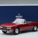 Peugeot 504 Kabrioletas Raudonas Norev 1:18 - image 8 of 8