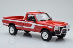 Peugeot 504 Dangel Pickup Raudonas Otto 1:18 OT436 Derva - nuotrauka 4 iš 6