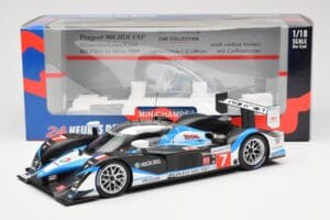 Peugeot 908 HDI FAP LMP1 #7 N. Minassian / P. Lamy / C. Klien 6th Place 24 Hours of Le Mans 2009 Minichamps 1:18 150091207 Me - nuotrauka 6 iš 6
