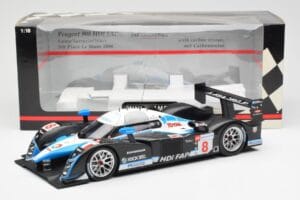 Peugeot 908 HDI FAP LMP1 #8 M. Lamy / S. Sarrazin / A. Wurz 5th Place 24 Hours of Le Mans 2008 Minichamps 1:18 150081208 Meta - nuotrauka 6 iš 6