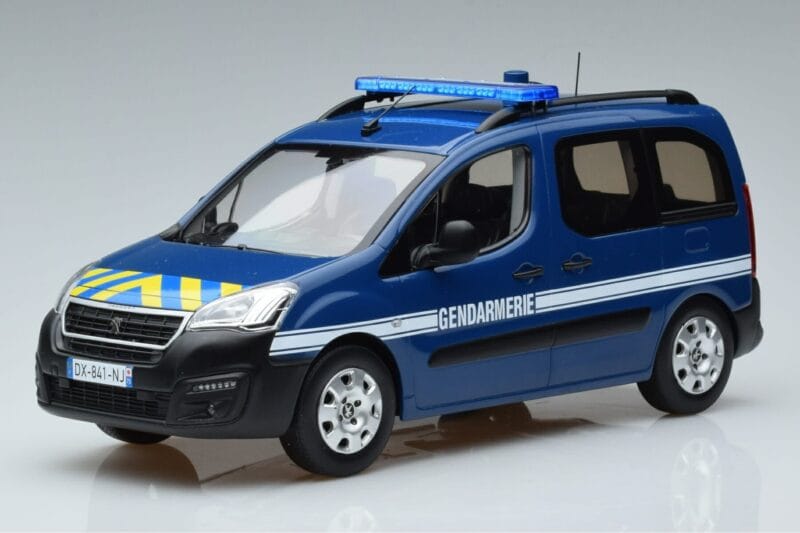 Peugeot Partner Gendarmerie Norev 1:18 184895 Metalas
