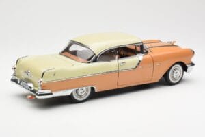 Pontiac Star Chief Hardtop Raudonas Baltas Sun Star 1:18 5043 Metalas - nuotrauka 3 iš 8