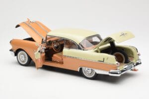 Pontiac Star Chief Hardtop Raudonas Baltas Sun Star 1:18 5043 Metalas - nuotrauka 5 iš 8