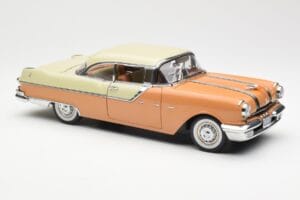 Pontiac Star Chief Hardtop Raudonas Baltas Sun Star 1:18 5043 Metalas - nuotrauka 6 iš 8