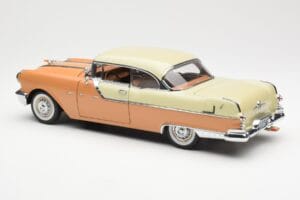 Pontiac Star Chief Hardtop Raudonas Baltas Sun Star 1:18 5043 Metalas - nuotrauka 7 iš 8