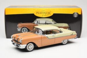 Pontiac Star Chief Hardtop Raudonas Baltas Sun Star 1:18 5043 Metalas - nuotrauka 8 iš 8