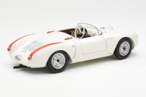 Porsche 550 Spyder 70 Metu Leidimas Baltas Schuco 1:18 450033300 Metalas - nuotrauka 3 iš 8